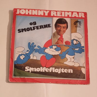 Single, Johnny Reimar & Smølferne, Smølfesangen, Børne-LP, Johnny Reimar & Smølferne  Smølfesangen
S
