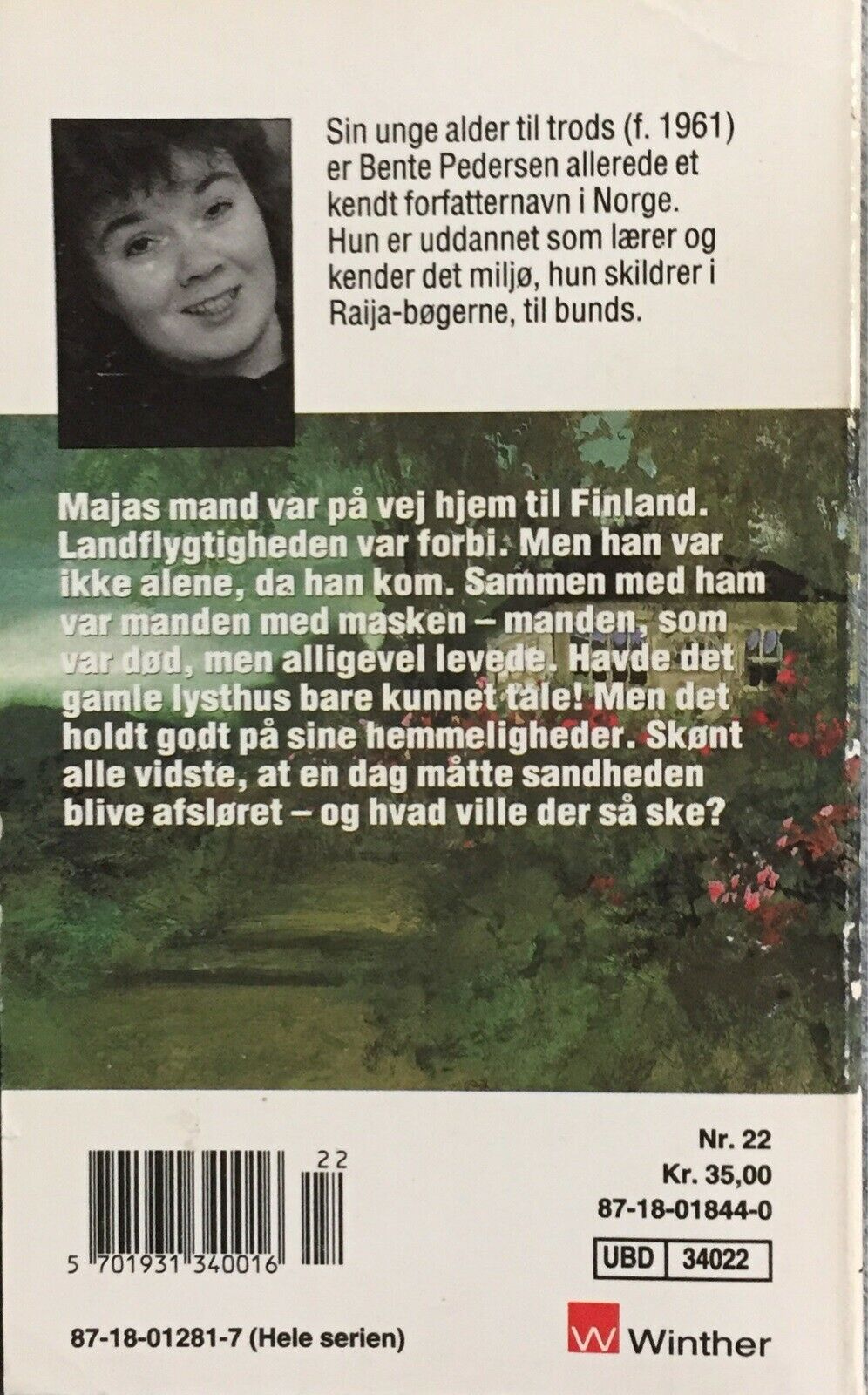 tale miste dig selv erotisk Manden med masken 22, Bente Pedersen, genre: roman – dba.dk – Køb og Salg  af Nyt og Brugt