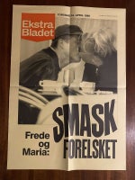 Plakat, Ekstra Bladet, motiv: Frederik og Maria Montell
