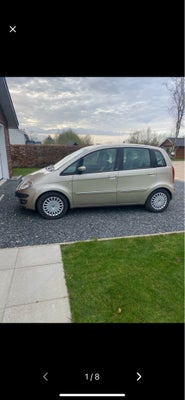 Lancia Ypsilon, 1,4 8V, Benzin, 2007, km 175000, guldmetal, nysynet, 3-dørs, Lancia Musa 1,4 benzin.