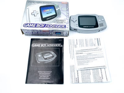 Nintendo Gameboy advance, GBA CIB, Game Boy Advance med æske og manualer

Konsollen er testet og vir