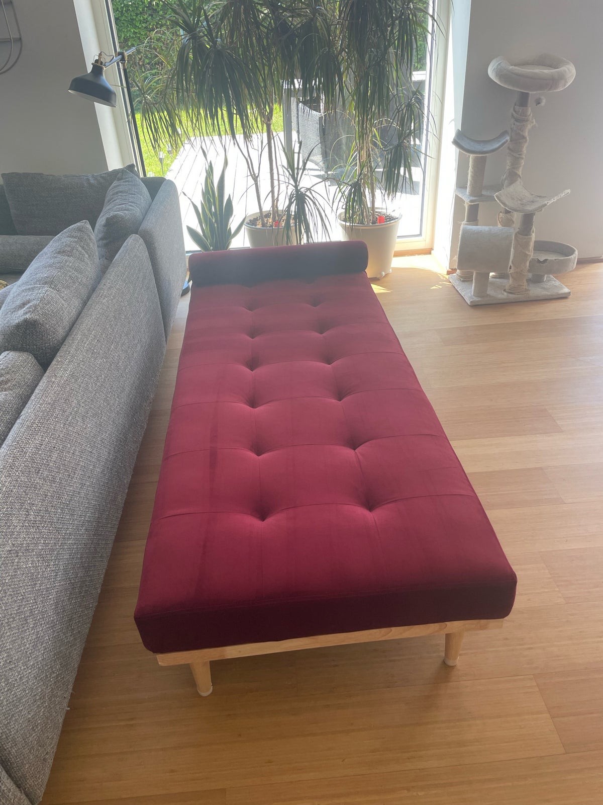 Daybed, velour, 1 pers.