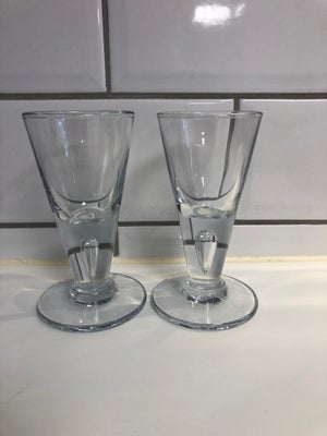 Glas, Whisky glas , Holmegaard, 2 stk whisky glas 
Peter Lutken 
12 cm høj 