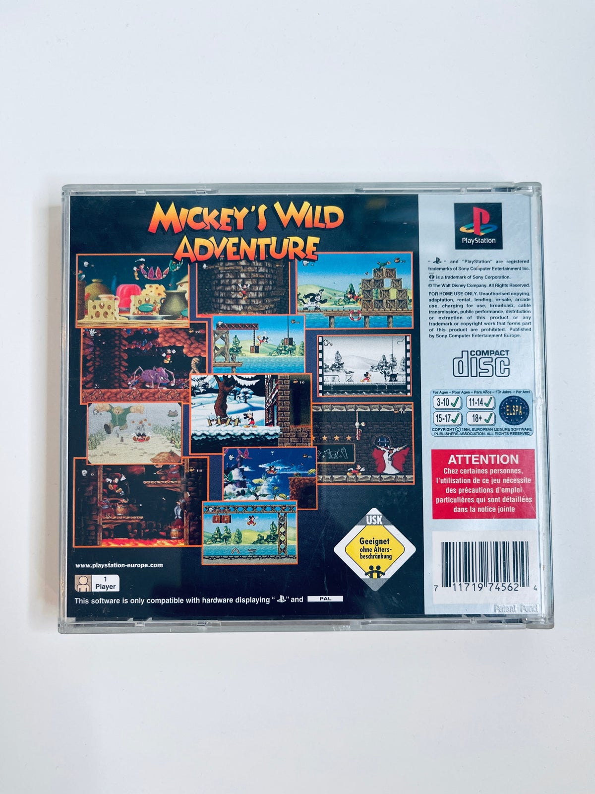 Mickey’s Wild Adventure, Playstation, PS