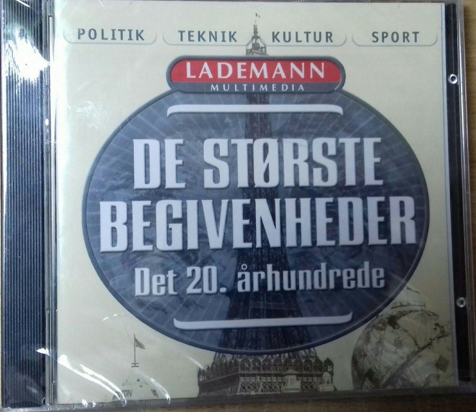 DE STØRSTE BEGIVENHEDER CD-ROM, til pc, anden genre