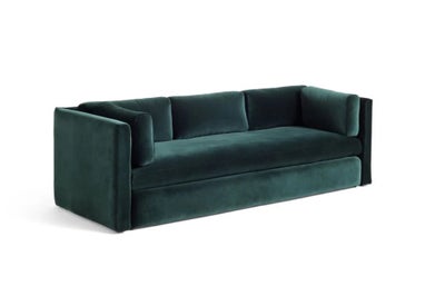 Sofa, velour, 3 pers. , HAY, Hackney er en tidløs sofa designet af Sebastian Wrong for HAY.

Dun og 
