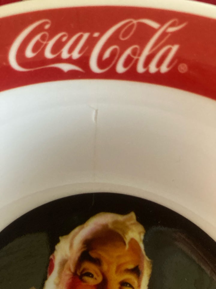 Andet, COCA COLA dyb melamintallerken, Coca Cola Gibson