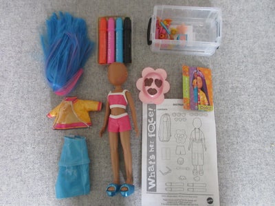 Andet legetøj, Mattel 2001, Retro aktivitets lege dukke. What`s Her face (1000 faces) Mattel 2001. K