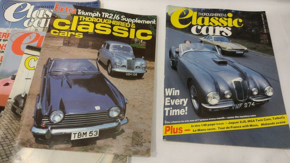 Bøger og blade, Thoroughbred & Classic Cars