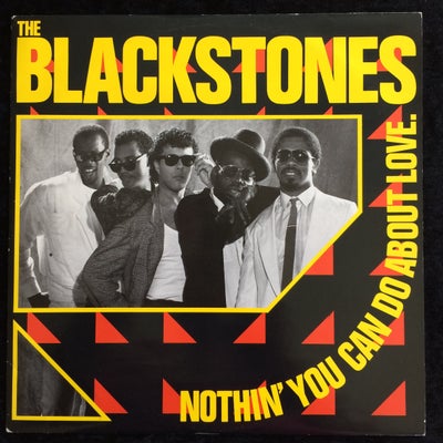 Maxi-single 12", The Blackstones, Nothin' You Can Do About Love, Pladen er ren og fin. Spiller perfe