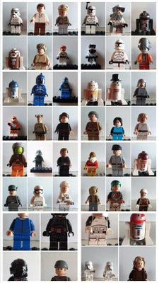 Lego Star Wars, Figurer, 

Sælges kun samlet for 1250 kr

Alle er i brugt stand og der er hvad man k
