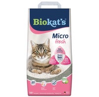 Kattegrus, 2 x Biokat’s Micro Fresh