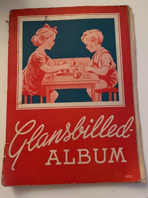Glansbilleder, Gamle glansbilleder. 2 albums og 30  ark