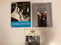 Bøger fra Margrethe og Henriks bryllup og sølvbryl