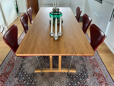 Spisebord, Massivt olieret egetræ,   Børge Mogensen C18 Shakerbord(Fredericia Furn.), b: 90 l: 220, 