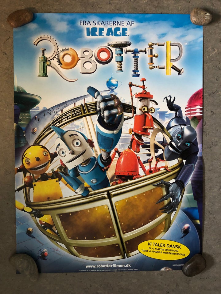 Original biograf film 2005, motiv: Robotter, b: 62 h: 85 – dba.dk – Køb og Salg af og Brugt