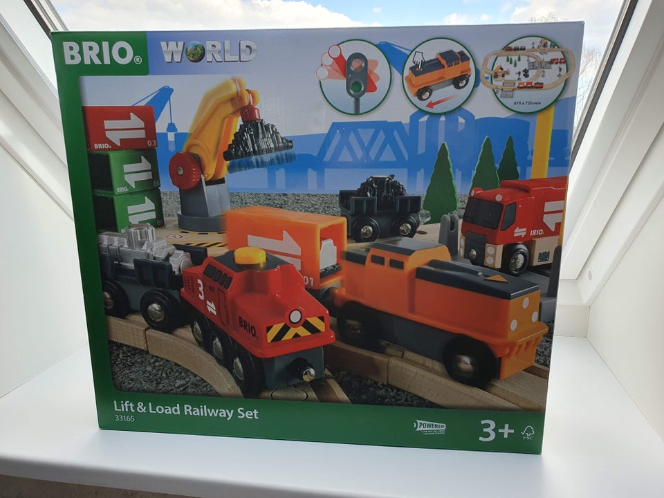 Brio lift and load railway 2024 set 33165