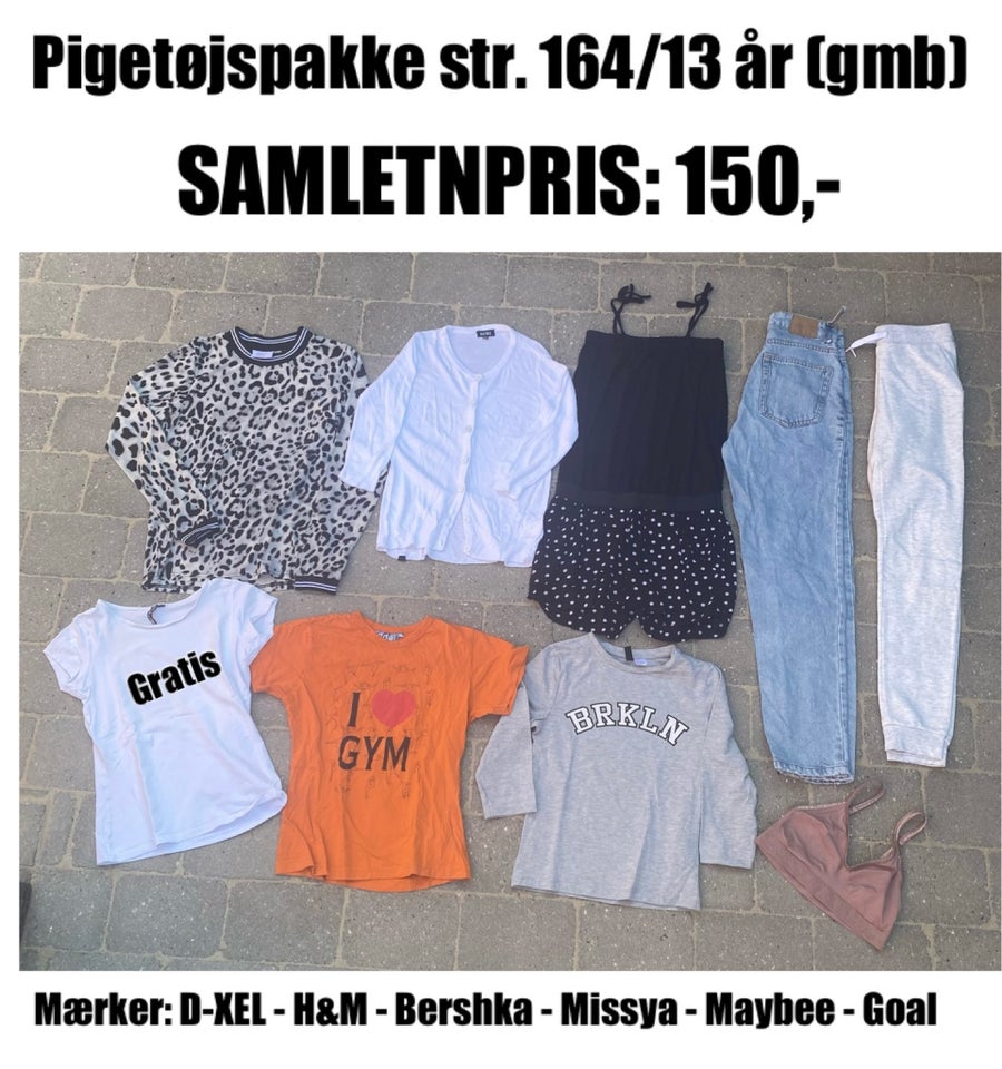 Blandet Pigetøjspakke str. 164/170, Blandet – dba.dk – og Salg af og Brugt