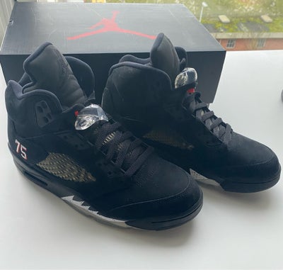 Sneakers, Nike Air Jordan, str. 41,  Sort/Grå/Hvid,  Ubrugt, Nike Air Jordan 5 “PSG” – Aldrig brugt!