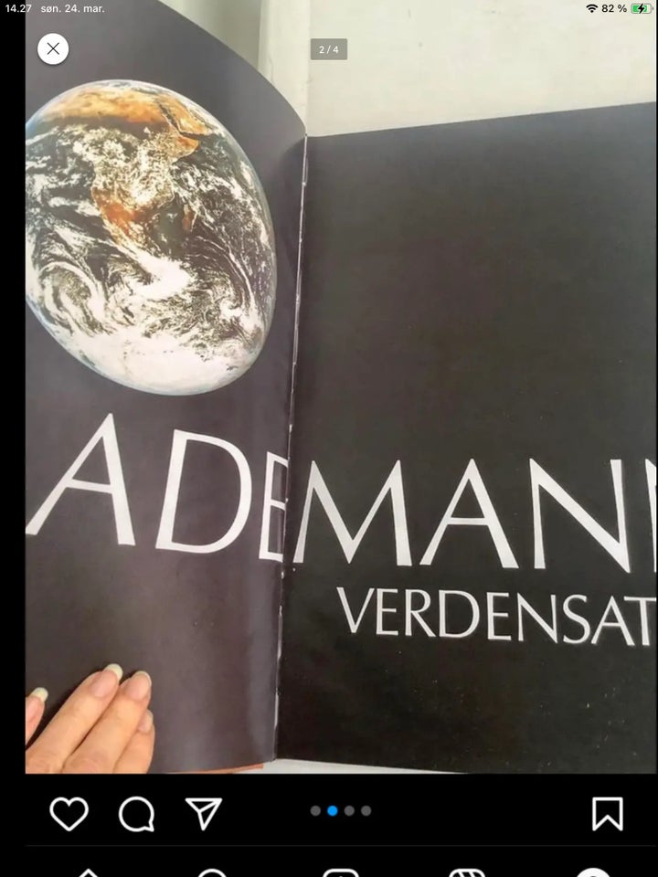 Verdensatlas, Lademann, emne: geografi