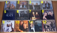 Brødrene Olsen: CD-albums + bog, pop