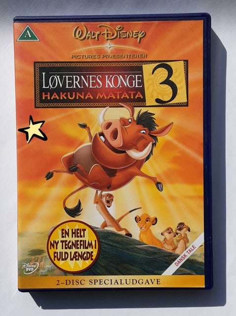 Løvernes Konge 3 - 2-disc specialudgave, DVD, tegnefilm,…