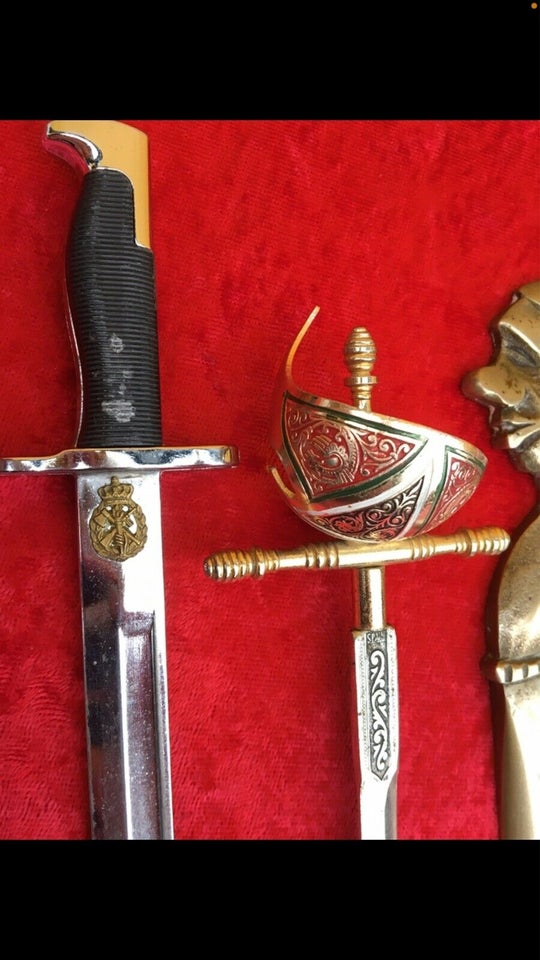 Sjældne antikke brevknive, 1800-1900-tallet