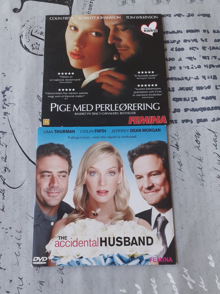 2 Film med Colin Firth, DVD, romantik