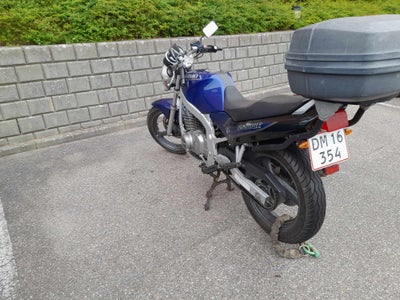 Suzuki, GS 500 E, 500 ccm, 46 hk, 1997, 51623 km, Flot blå, m.afgift, NYSYNET september 2023. ¨Sælge