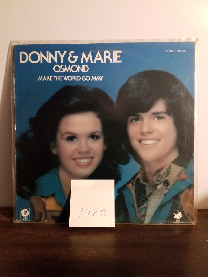 LP, DONNY & MARIE OSMOND, MAKE THE WORLD GO AWAY