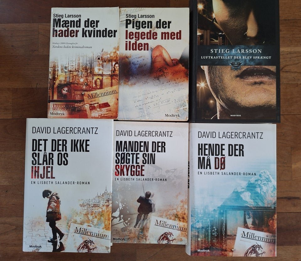 Millennium serien, Stieg Larsson og David Lagercrantz,