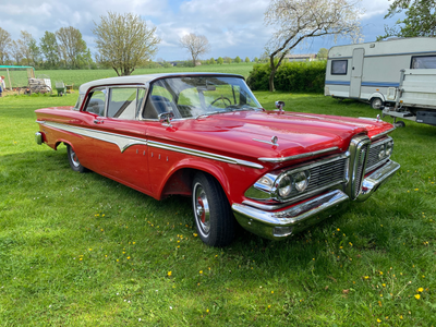 Edsel Ranger, 4,8 aut., Benzin, 1959, km 123456, 2-dørs, 1959 Edsel Ranger 2 d Hardtop
Bilen blev sl