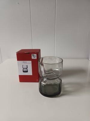 Glas, Vase, Holmegaard, Holmegaard Bulb vase i flot stand med original indpakning.

