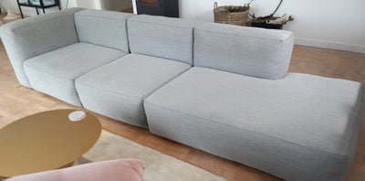 Sofa, 3 pers. , HAY, HAY Mag soft sofa

Stof: Steelcut. 
Farve: lys grå
Består af 3 moduler.
Mål: L 
