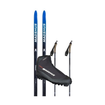 Langrendsski, Madshus, str. 182 cm, Komplet sæt Madshus Nordic. Købt i 2023 ved surfline. Ski 182 cm