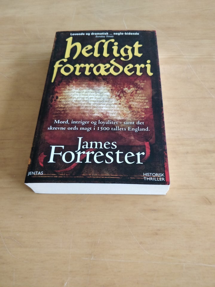 Helligt forræderi, James Forrester, genre: krimi og