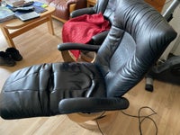 Komfortstol, læder, Skalma dansk kvalitets stol f