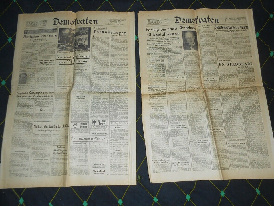 Demokraten 23-24 april 1945, Blad