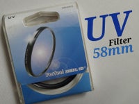 UV 58mm Filter, andet mærke, UV 58mm Filter