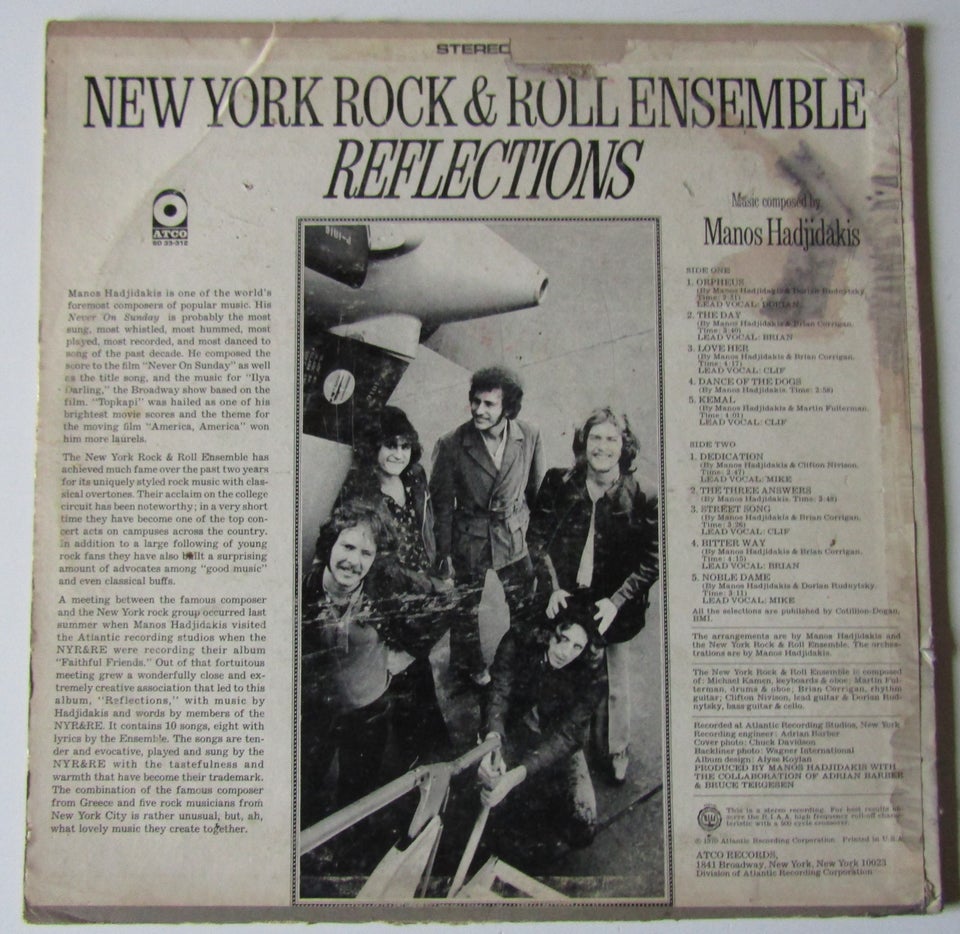 LP, New York Rock & Roll Ensemble, Reflections