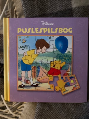 Puslespilsbog, Disney, Peterspladsen bog med 5 puslespil a 16  brikker