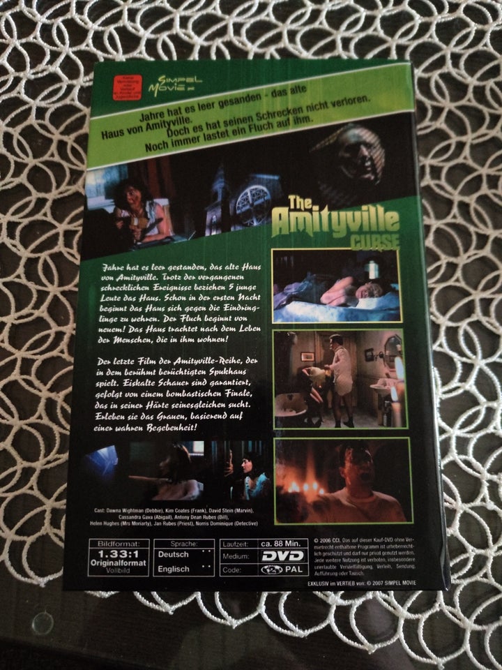 The Amityville Curse, DVD, gyser