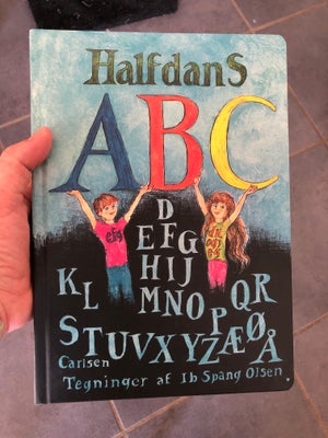 Halfdans ABC, Halfdan Rasmussen, Hardback. Pænt eksemplar. Siderne er af stift pap.

Evt fragt komme