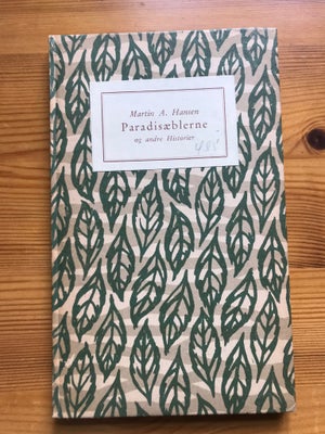 Paradisæblerne , Martin A. Hansen, genre: noveller, Fin lille vintage novelle samling i pocketsize m