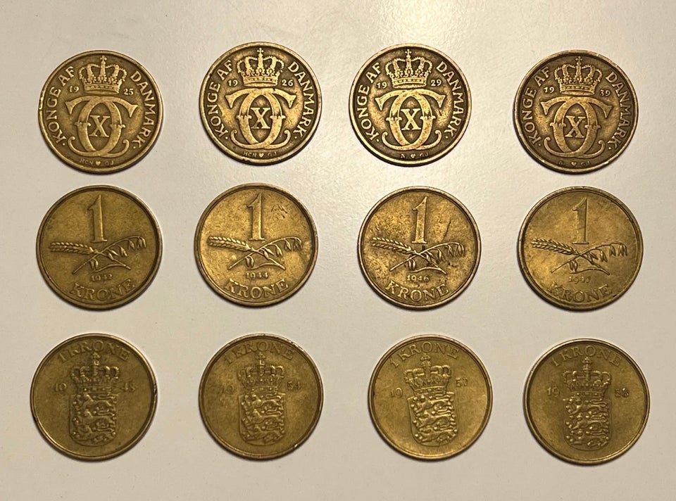 Danmark, mønter, 1