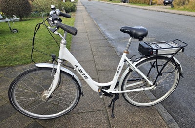 Elcykel, X-Zite elcykel sælges. 28" hjul, 50 cm stel, 7 gear, 6 km knap, så den er nem at transporte