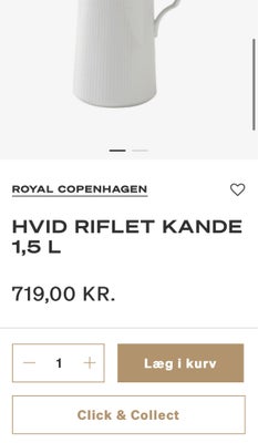 Porcelæn, Porcelaen , Royal Copenhagen, Ny pris 725 kr. Nu 399 kr.  
