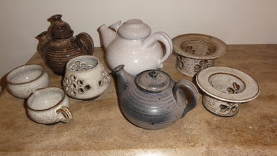 Keramik, Tepotte, fyrfadsvarmere m.m., Kaj Henning keramik (Stensved), Lot af fint keramik fra den d