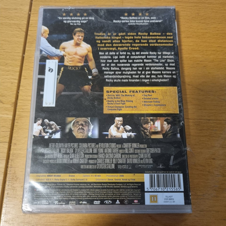 Rocky Balboa, DVD, drama