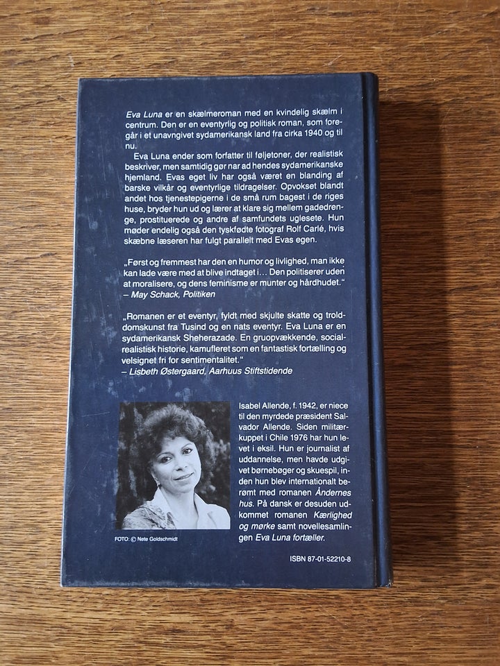 EVA LUNA, ISABEL ALLENDE, genre: roman